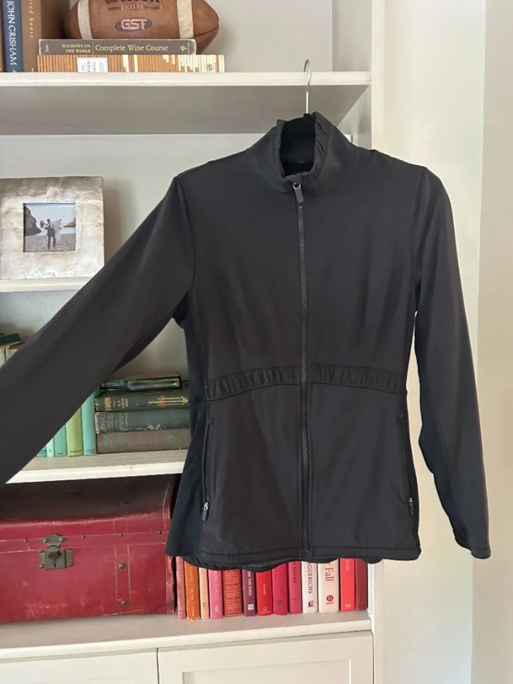Lululemon Black Lined Full Zip Running Jacket Size Small